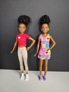 Barbie African American Skipper Dolls Target First Jobs Doll & Babysitter Doll